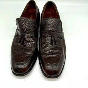 Dack’s exotic loafers 8 1/2 D. Extra Quality Vintage